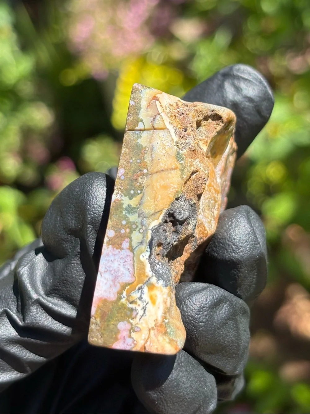 Ocean Jasper Crystal Freeform - Polished Sea Jasper - Orbicular Jasper